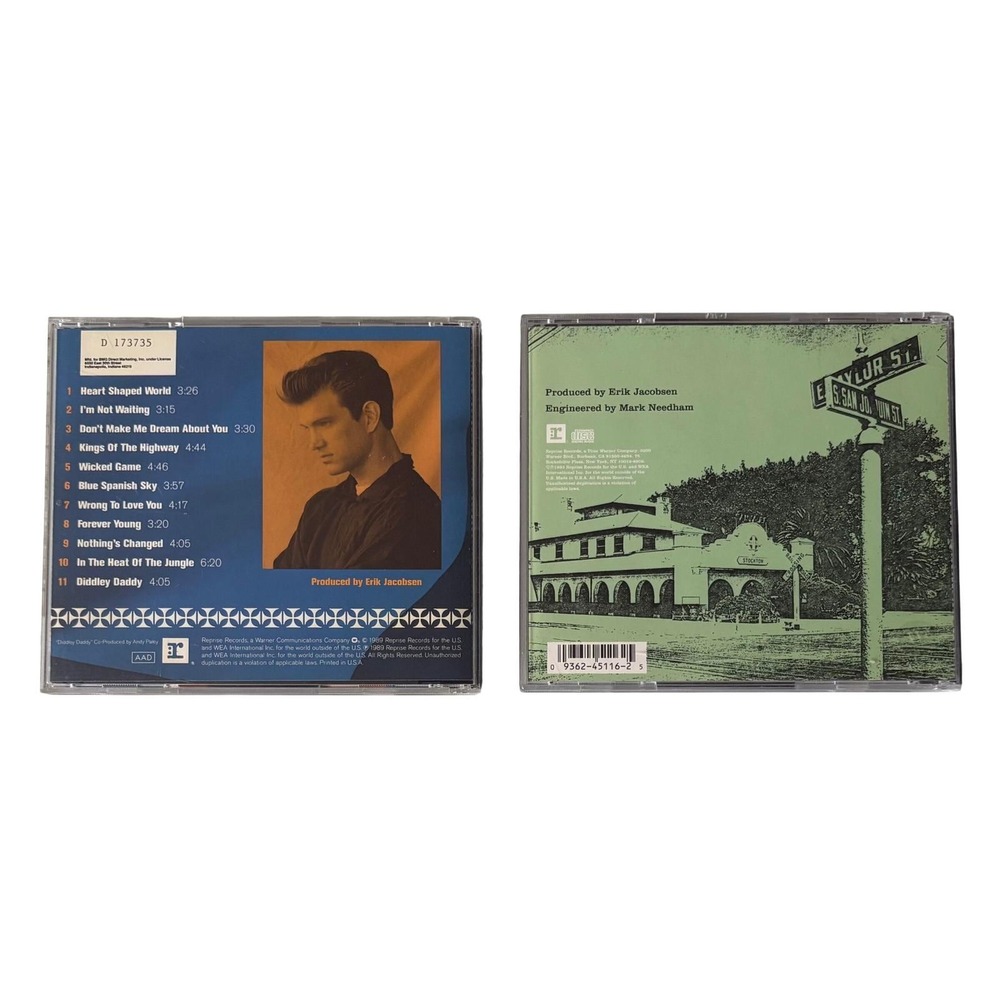 Chris Isaak CD Lot Heart Shaped World San Francisco Days Wicked Game Rock 2 Pack - Picture 3 of 4